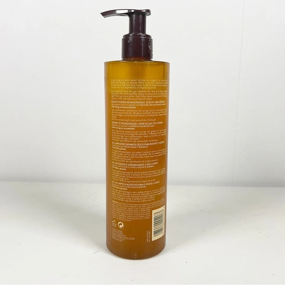 NUXE Face and Body Cleansing Gel Honey Sunflower